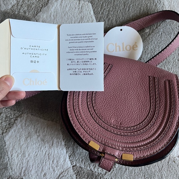 Chloé Marcie leather crossbody bag Small Size - Picture 3 of 10